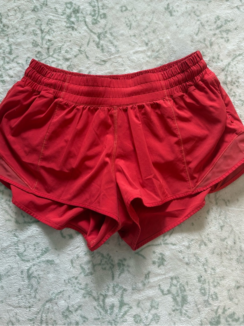 Lululemon Women’s Hotty Hot Red Athletic Running Shorts